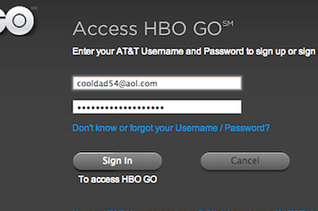 hbo go change password
